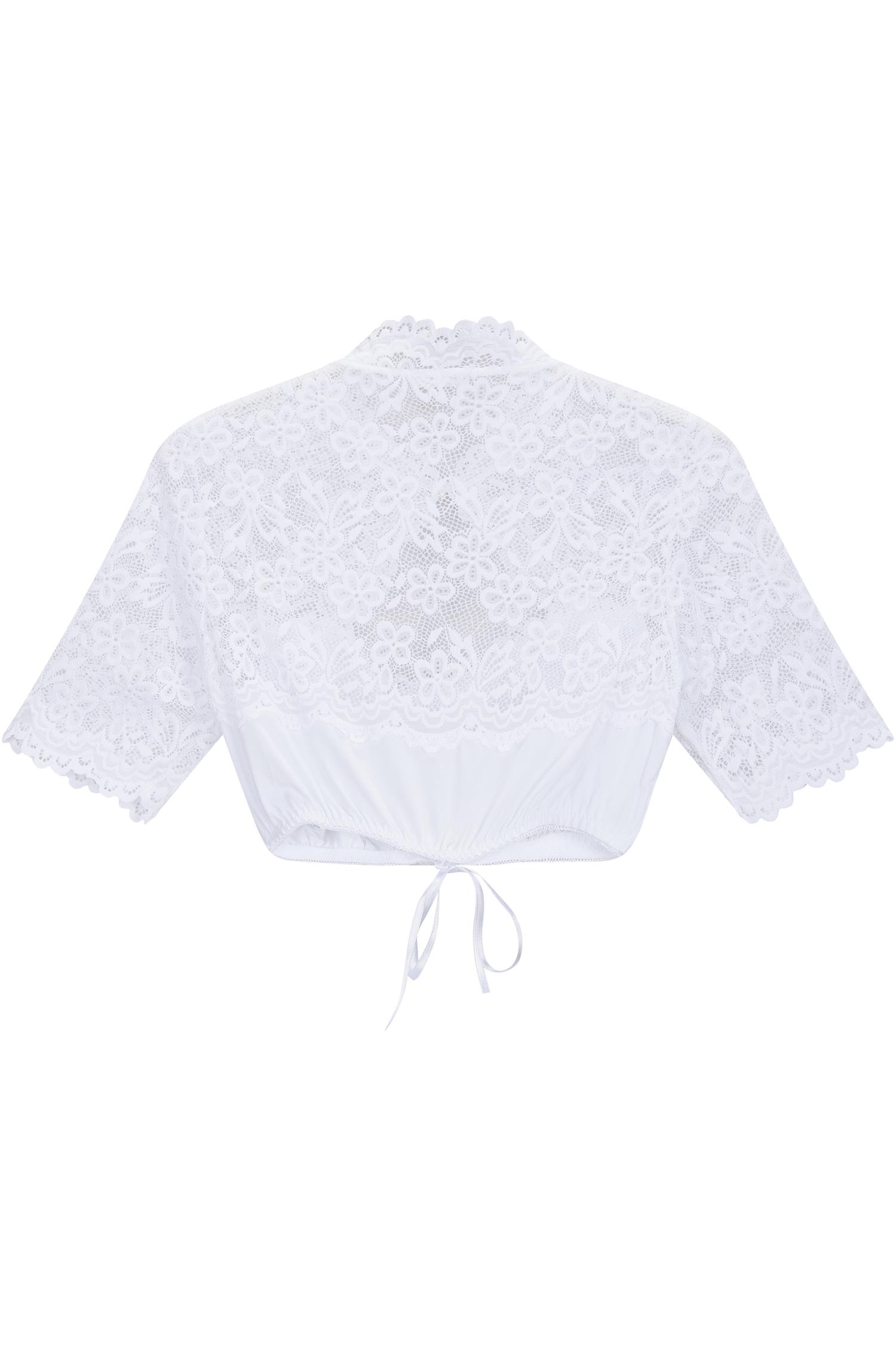 Nina von C. Dirndlbluse Sophie in Weiß